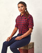 Artisan Collection by Reprime Ladies' Mulligan Check Long-Sleeve Cotton Shirt  Lifestyle