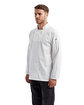 Artisan Collection by Reprime Unisex Long-Sleeve Recycled Chef's Coat white ModelQrt