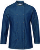 Artisan Collection by Reprime Unisex Denim Chef's Jacket blue denim OFFront