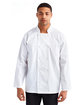 Artisan Collection by Reprime Unisex Studded Front Long-Sleeve Chef's Jacket  