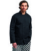 Artisan Collection by Reprime Unisex Studded Front Long-Sleeve Chef's Jacket  