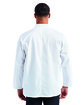 Artisan Collection by Reprime Unisex Studded Front Long-Sleeve Chef's Jacket WHITE ModelBack