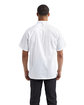 Artisan Collection by Reprime Unisex Zip-Close Short Sleeve Chef's Coat white ModelBack
