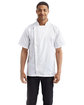 Artisan Collection by Reprime Unisex Zip-Close Short Sleeve Chef's Coat  