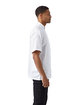 Artisan Collection by Reprime Unisex Zip-Close Short Sleeve Chef's Coat WHITE ModelSide
