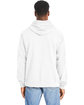 Hanes Perfect Sweats Pullover Hooded Sweatshirt WHITE ModelBack