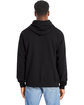 Hanes Perfect Sweats Pullover Hooded Sweatshirt BLACK ModelBack