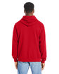 Hanes Perfect Sweats Pullover Hooded Sweatshirt ATHLETIC RED ModelBack