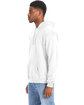 Hanes Perfect Sweats Pullover Hooded Sweatshirt WHITE ModelQrt