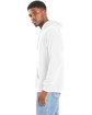 Hanes Perfect Sweats Pullover Hooded Sweatshirt WHITE ModelSide