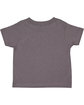 Rabbit Skins Toddler Cotton Jersey T-Shirt charcoal ModelBack