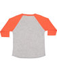 Rabbit Skins Toddler Baseball T-Shirt vin hth/ vn orng ModelBack