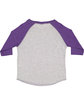 Rabbit Skins Toddler Baseball T-Shirt vn hthr/ vn purp ModelBack