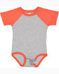 Rabbit Skins Infant Baseball Bodysuit vn hth/ vin orng ModelQrt