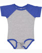 Rabbit Skins Infant Baseball Bodysuit vn hthr/ vn roy ModelQrt