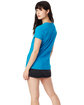 Hanes Ladies' Perfect-T V-Neck T-Shirt teal ModelBack