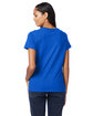 Hanes Ladies' Perfect-T V-Neck T-Shirt deep royal ModelBack