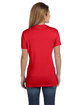 Hanes Ladies' Perfect-T V-Neck T-Shirt athletic red ModelBack