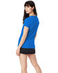 Hanes Ladies' Perfect-T V-Neck T-Shirt bluebell breeze ModelBack