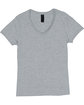Hanes Ladies' Perfect-T V-Neck T-Shirt light steel FlatFront