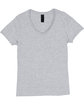 Hanes Ladies' Perfect-T V-Neck T-Shirt ash FlatFront