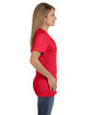 Hanes Ladies' Perfect-T V-Neck T-Shirt athletic red ModelSide