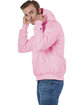 Champion Reverse Weave® Pullover Hooded Sweatshirt PINK CANDY ModelSide