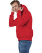 Champion Reverse Weave® Pullover Hooded Sweatshirt SCARLET ModelSide