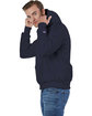 Champion Reverse Weave® Pullover Hooded Sweatshirt NAVY ModelSide