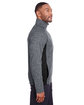 Spyder Men's Constant Half-Zip Sweater BLACK HTHR/ BLK ModelSide