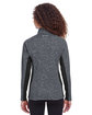 Spyder Ladies' Constant Half-Zip Sweater black hthr/ blk ModelBack