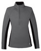 Spyder Ladies' Constant Half-Zip Sweater polar/ black OFFront
