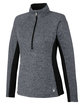 Spyder Ladies' Constant Half-Zip Sweater black hthr/ blk OFQrt