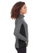 Spyder Ladies' Constant Half-Zip Sweater polar/ black ModelSide
