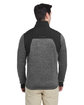 Spyder Men's Passage Sweater Jacket polar powdr/ blk ModelBack