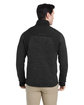 Spyder Men's Passage Sweater Jacket black powdr/ blk ModelBack