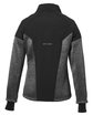 Spyder Ladies' Passage Sweater Jacket polar powdr/ blk OFBack