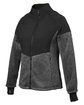 Spyder Ladies' Passage Sweater Jacket polar powdr/ blk OFQrt