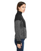 Spyder Ladies' Passage Sweater Jacket polar powdr/ blk ModelSide