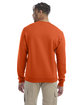 Champion Adult Powerblend® Crewneck Sweatshirt ORANGE ModelBack