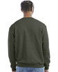 Champion Adult Powerblend® Crewneck Sweatshirt dark green hthr ModelBack