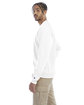 Champion Adult Powerblend® Crewneck Sweatshirt WHITE ModelSide