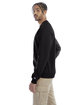 Champion Adult Powerblend® Crewneck Sweatshirt BLACK ModelSide