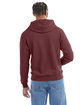 Champion Adult Powerblend® Pullover Hooded Sweatshirt maroon heather ModelBack