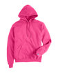 Champion Adult Powerblend® Pullover Hooded Sweatshirt wow pink OFFront