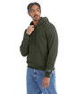 Champion Adult Powerblend® Pullover Hooded Sweatshirt DARK GREEN HTHR ModelQrt