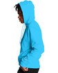Champion Adult Powerblend® Pullover Hooded Sweatshirt blue lagoon ModelSide