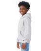 Champion Youth Powerblend® Pullover Hooded Sweatshirt light steel ModelSide