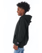 Champion Youth Powerblend® Pullover Hooded Sweatshirt black ModelSide