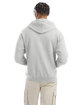 Champion Adult Powerblend® Full-Zip Hooded Sweatshirt silver grey ModelBack